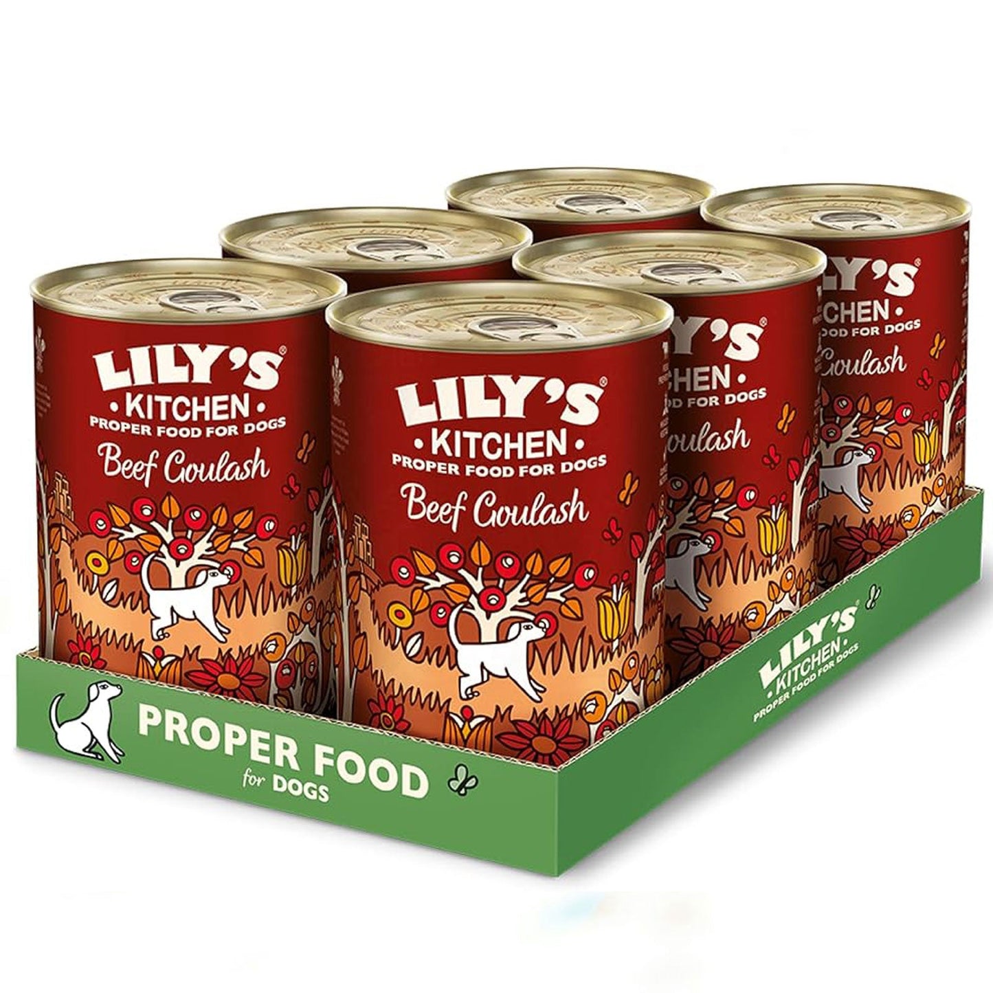 Lily's Kitchen Dog Beef Goulash, 400g x 6 Tins