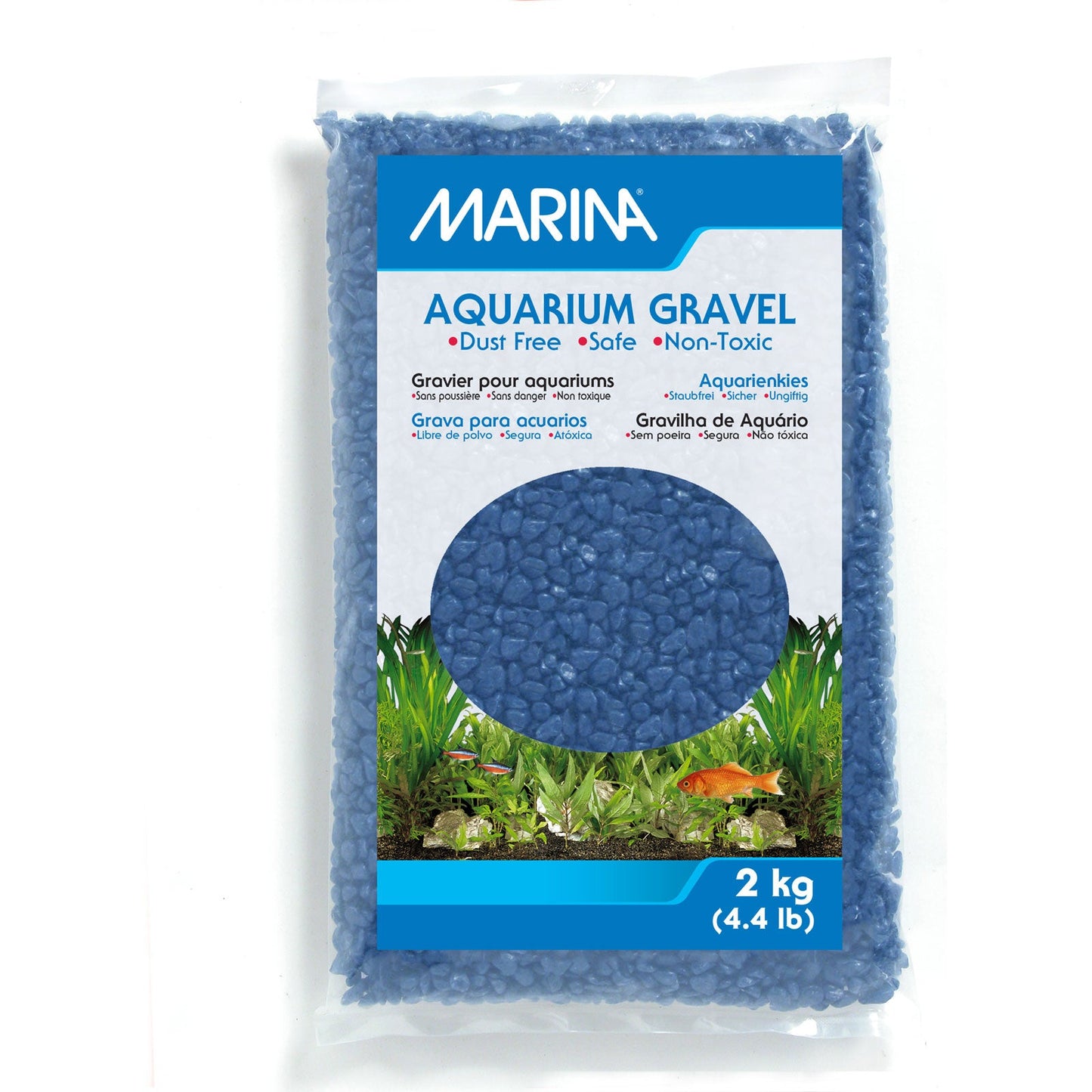 Żwirek dekoracyjny do akwarium Marina Blue