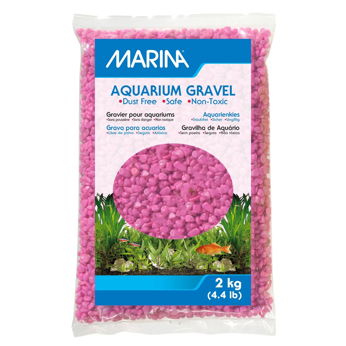 Żwirek dekoracyjny do akwarium Marina Pink