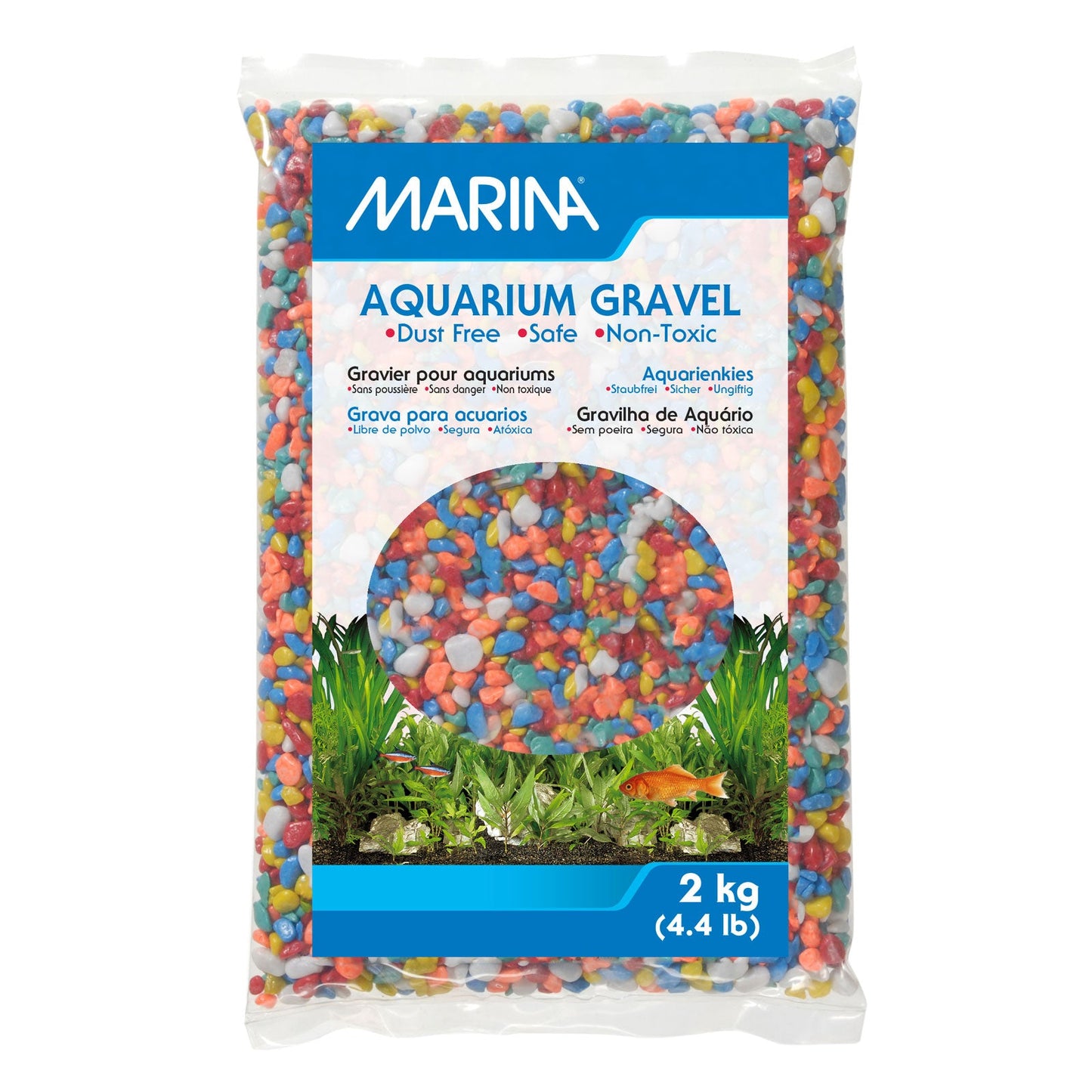 Żwirek dekoracyjny do akwarium Marina Rainbow