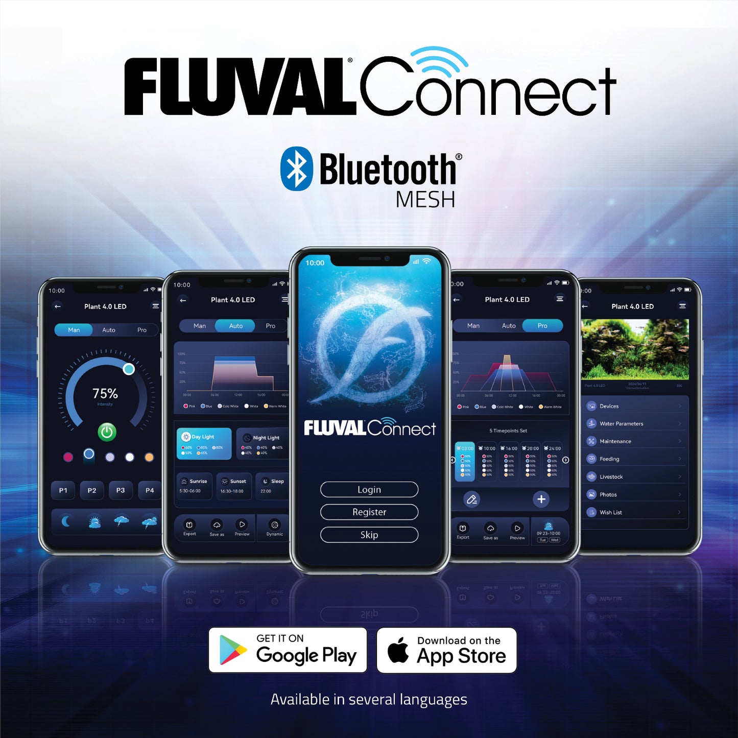 Fluval Plant 4.0 LED - 22W, 15-24"/ 38-63cm