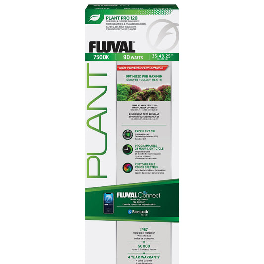 Fluval Plant Pro 120 light packaging on a white background