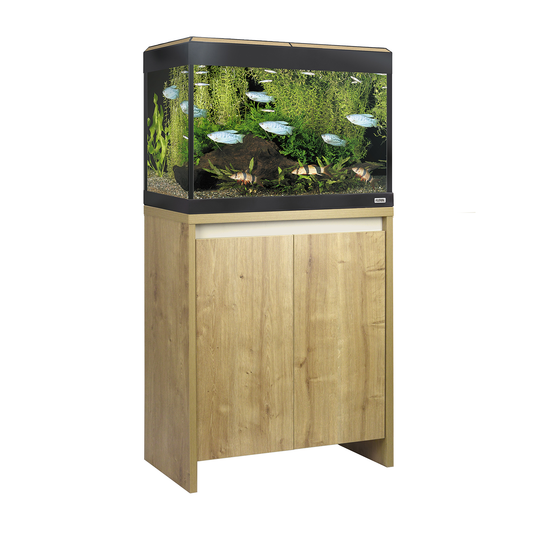 Fluval Roma 90 Bluetooth LED Aquarium Set 90L Oak and Cabinet