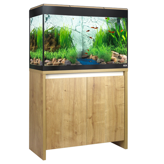 Fluval Roma 125 Bluetooth LED Aquarium 125L and Cabinet Oak
