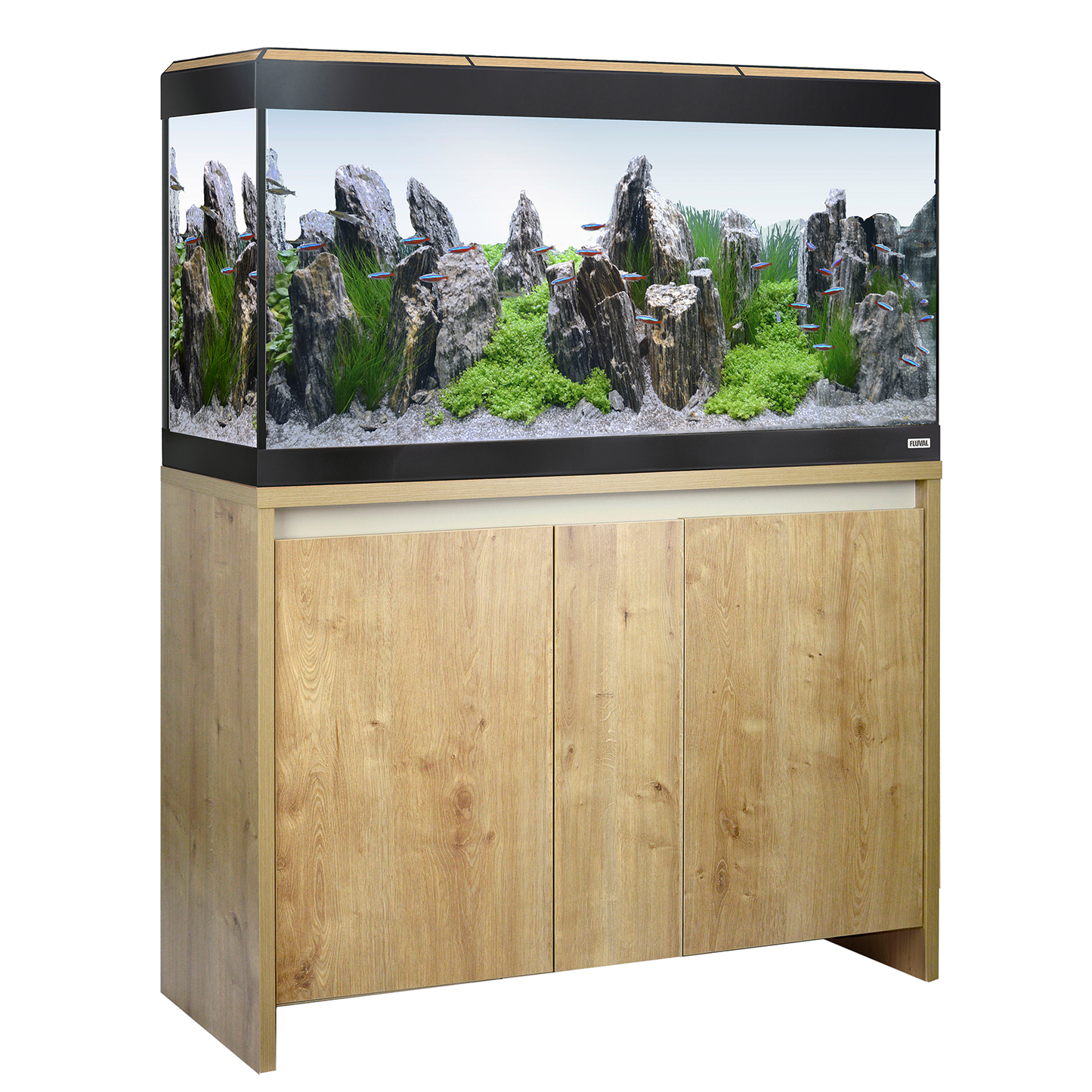 Fluval Roma 200 Cabinet Oak/Cream