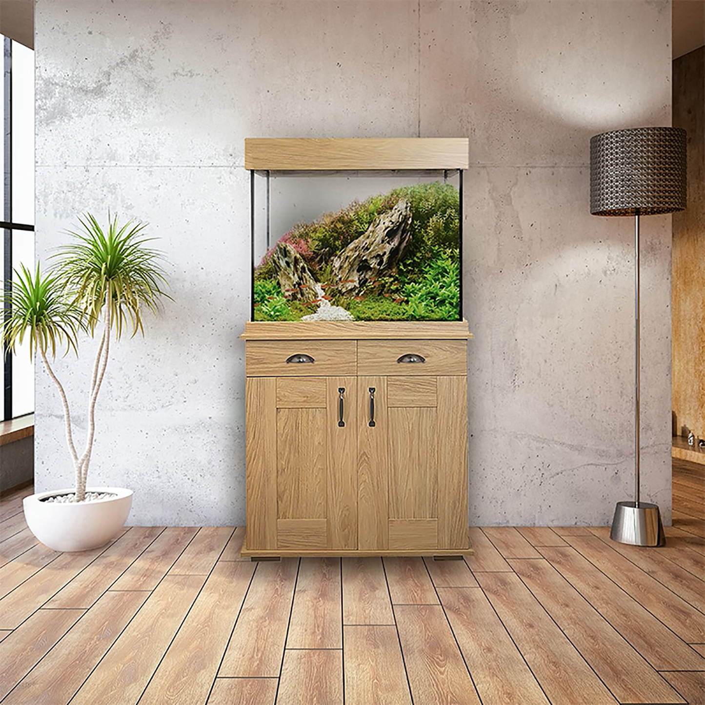 Zestaw akwariowy Fluval Shaker 168L Hampshire Oak