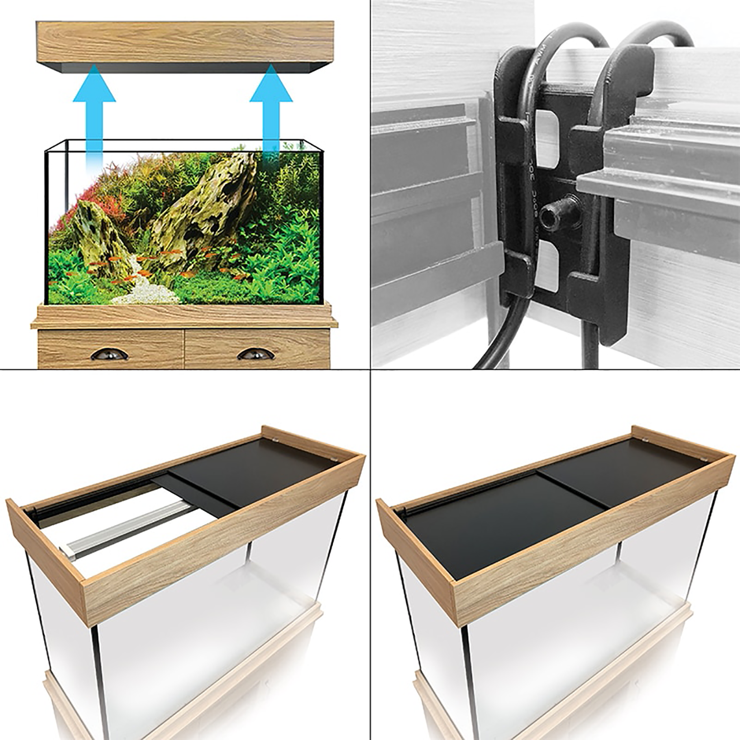 Zestaw akwariowy Fluval Shaker 168L Hampshire Oak