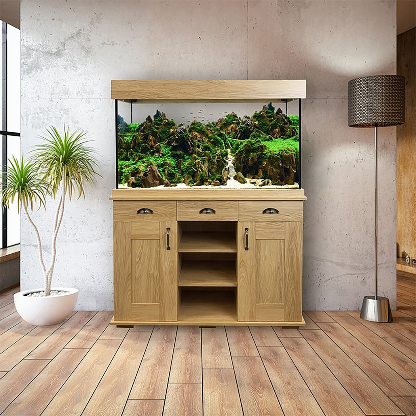 Zestaw akwariowy Fluval Shaker 252L Hampshire Oak