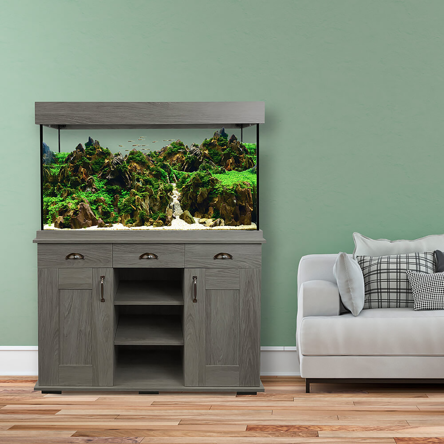 Fluval Shaker Aquarium Set 252L Slate Grey