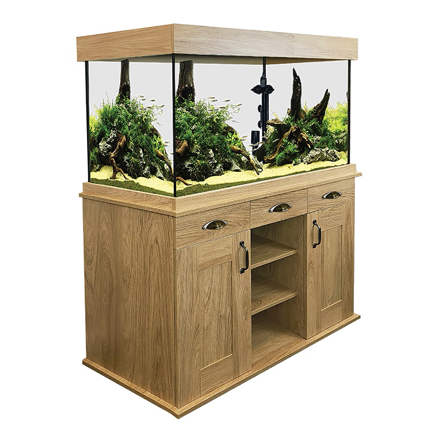 Fluval Shaker Aquarium Set 345L Hampshire Oak
