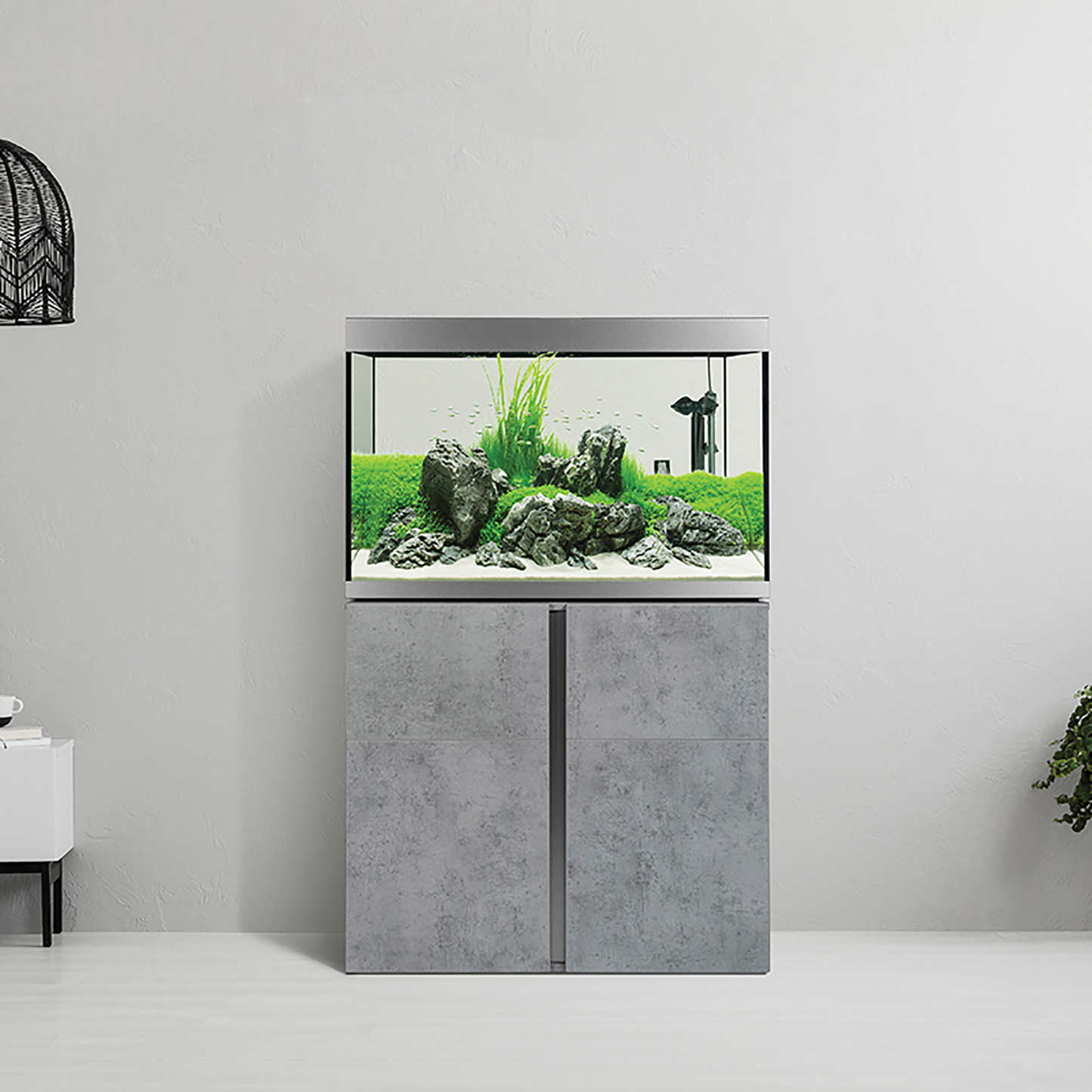 Fluval Siena Aquarium Set 272L Concrete