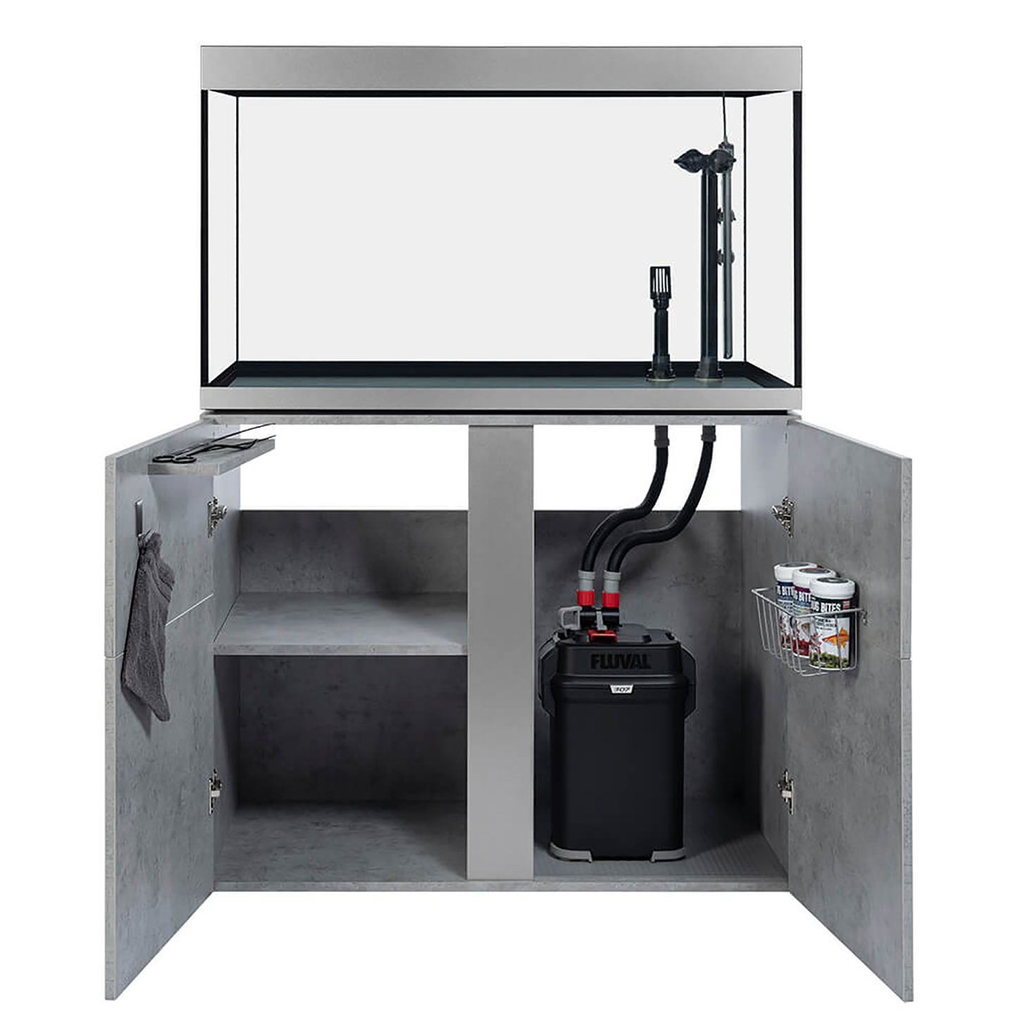 Fluval Siena Aquarium Set 272L Concrete