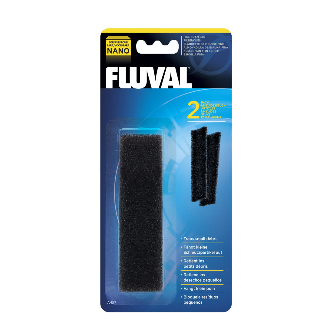Fluval® Nano Aquarium Filter Fine Foam Pad (2 sztuki) x 2