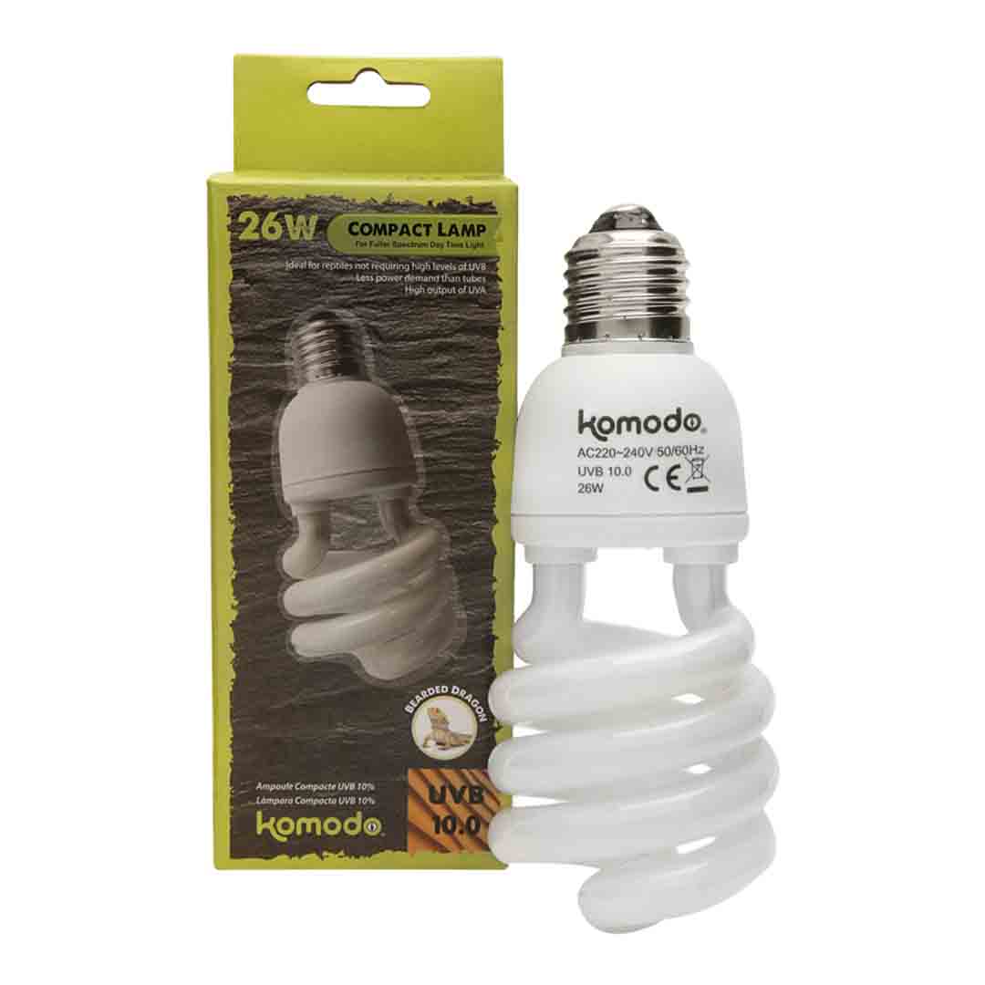 ਕੋਮੋਡੋ ਕੰਪੈਕਟ ਲੈਂਪ UVB 10% ES 26W