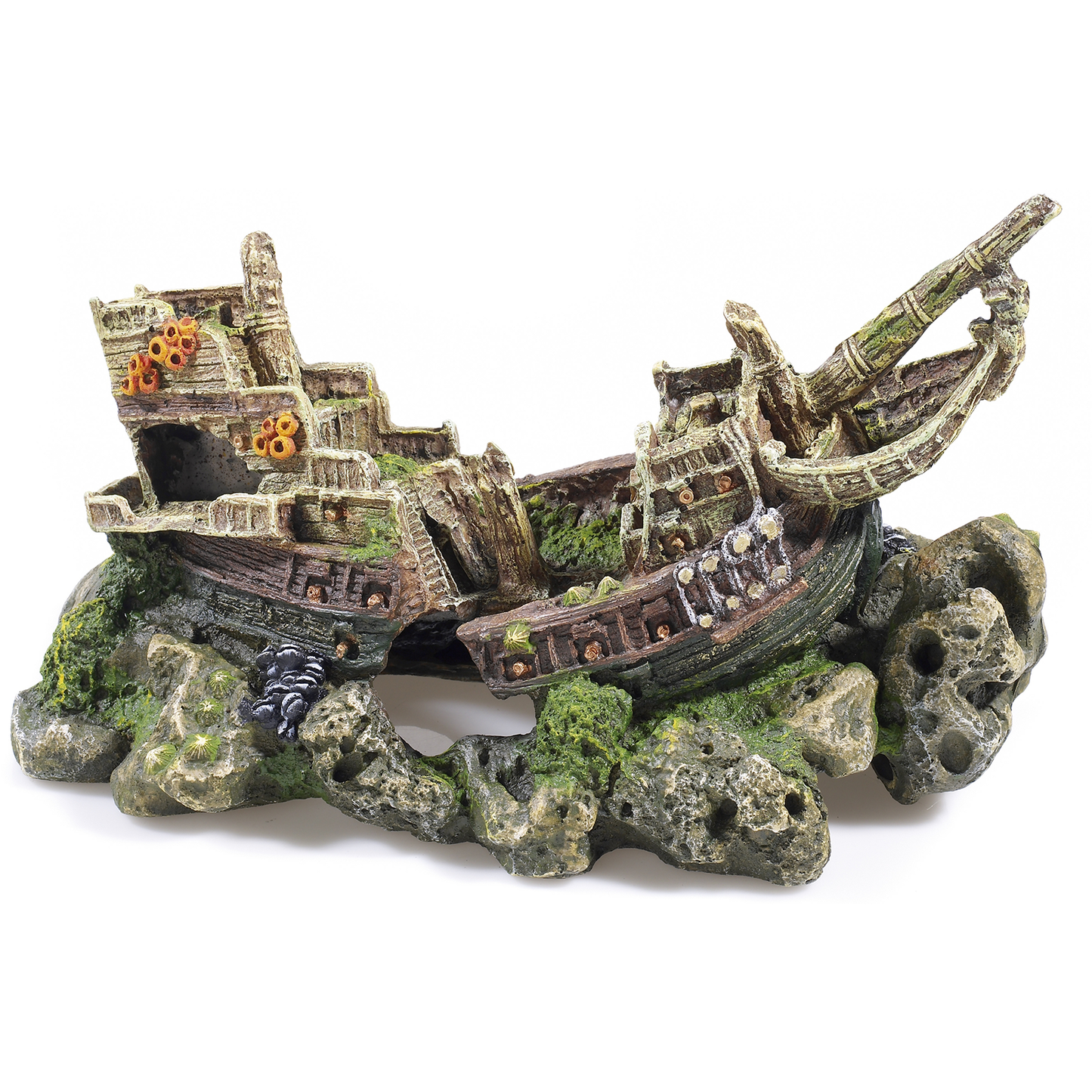 Klasyczny bardzo duży galeon ozdoba do akwarium 395 x 150 x 230 mm