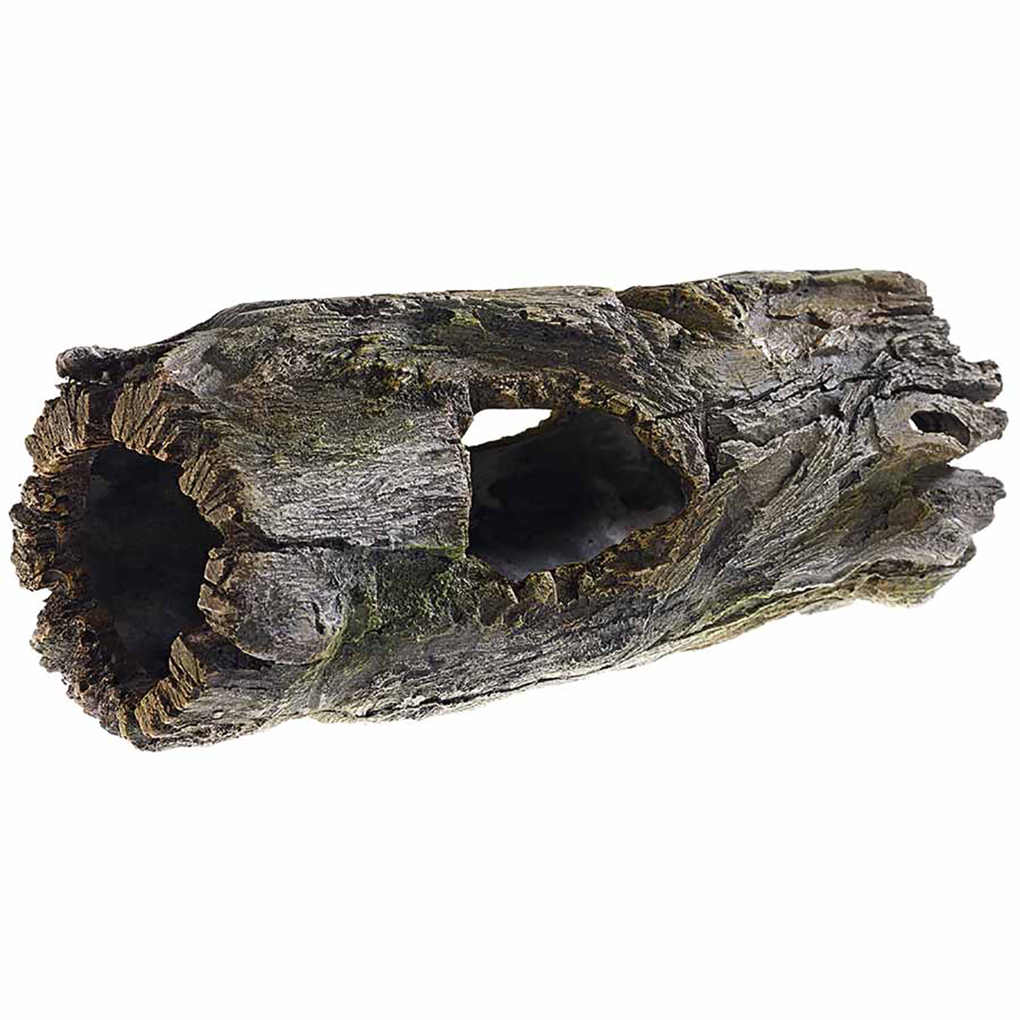 Klasyczny, gruby, dryftowy, szary, ozdobny element do akwarium, 225 x 90 x 90 mm