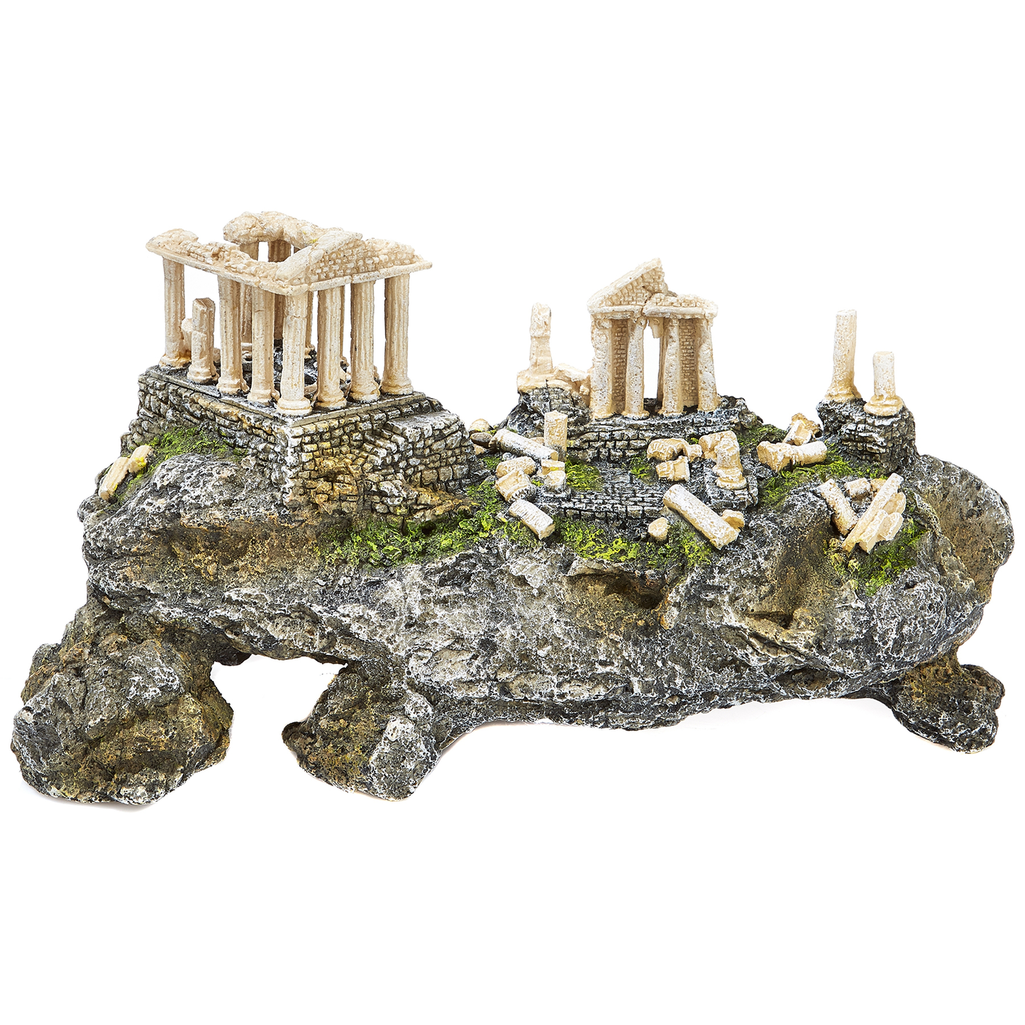Klasyczne ruiny Akropolis – z ozdobą wodną z kamienia napowietrzającego 345 x 180 x 180 mm