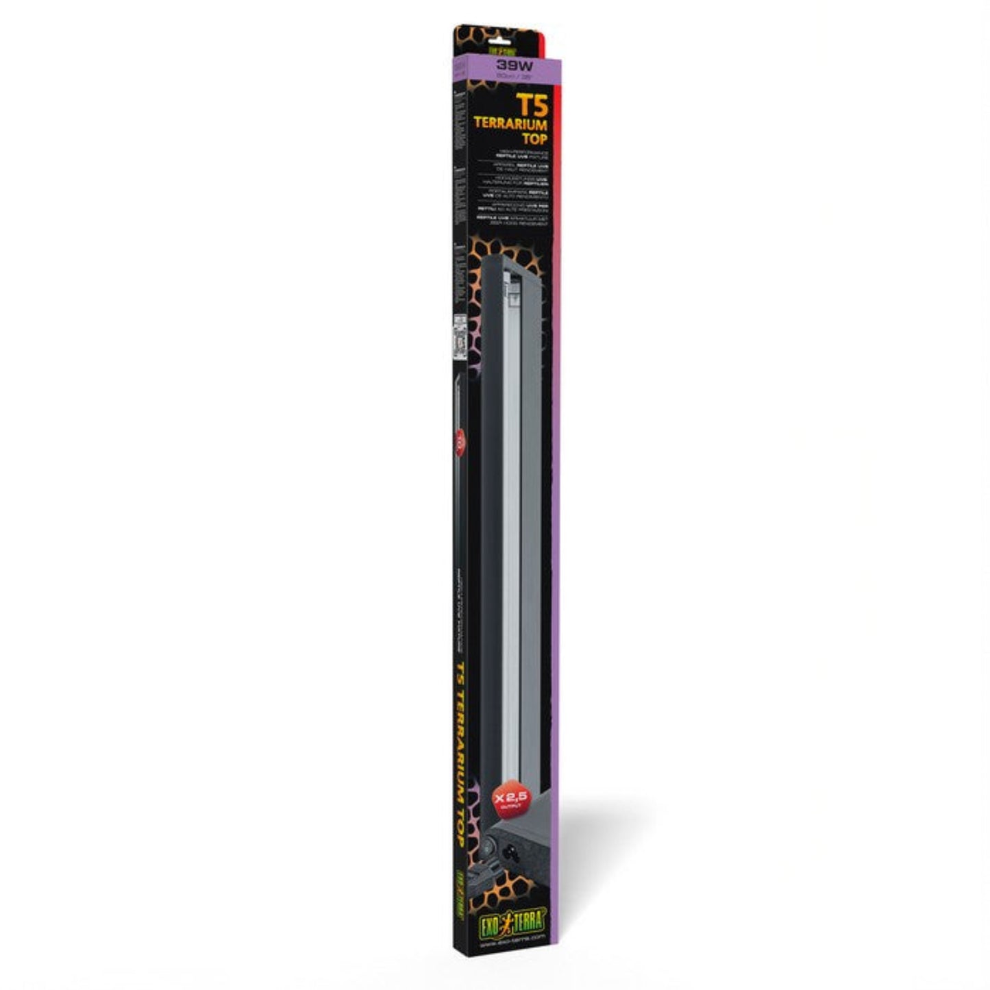 Exo Terra T5 Terrarium Top - High-Performance Reptile UVB Fixture