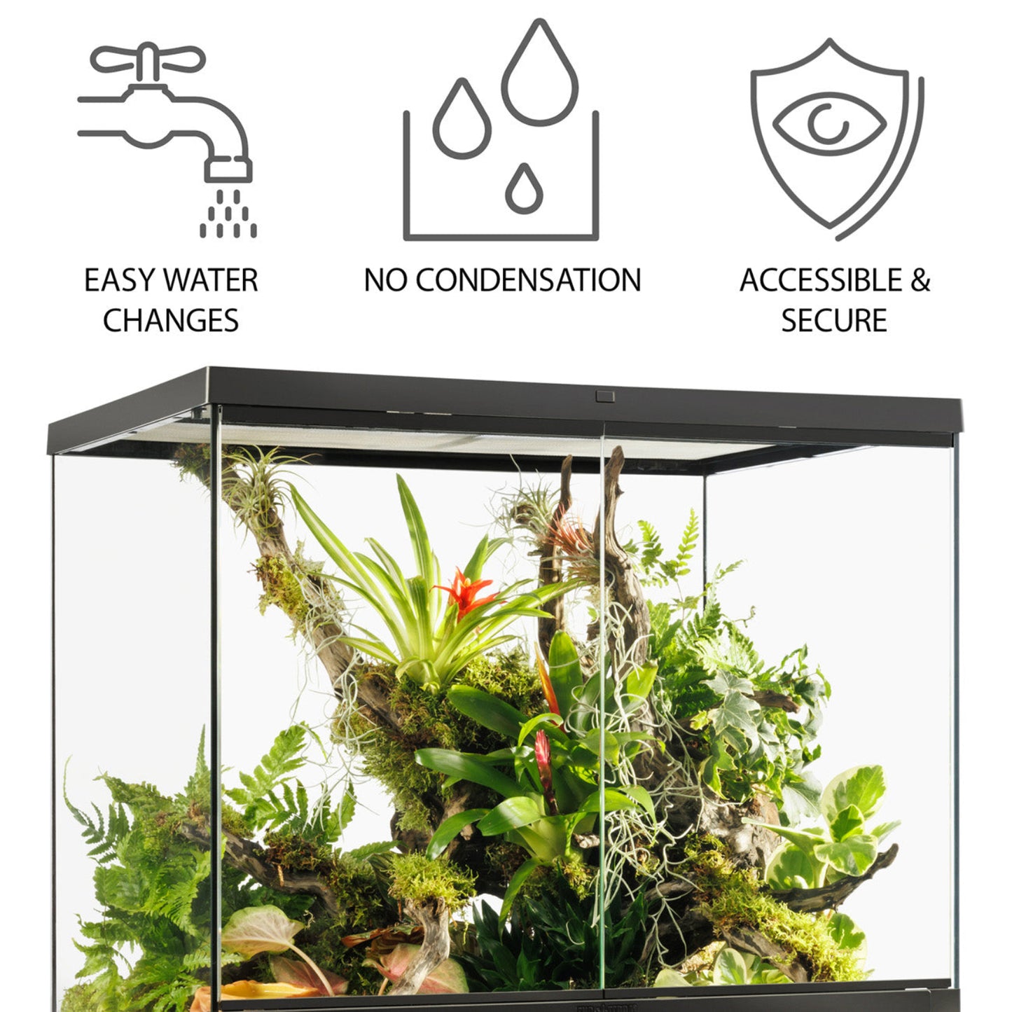 Exo Terra Pro Paludarium X-Small X-Tall 30x30x60cm / 12x12x24"