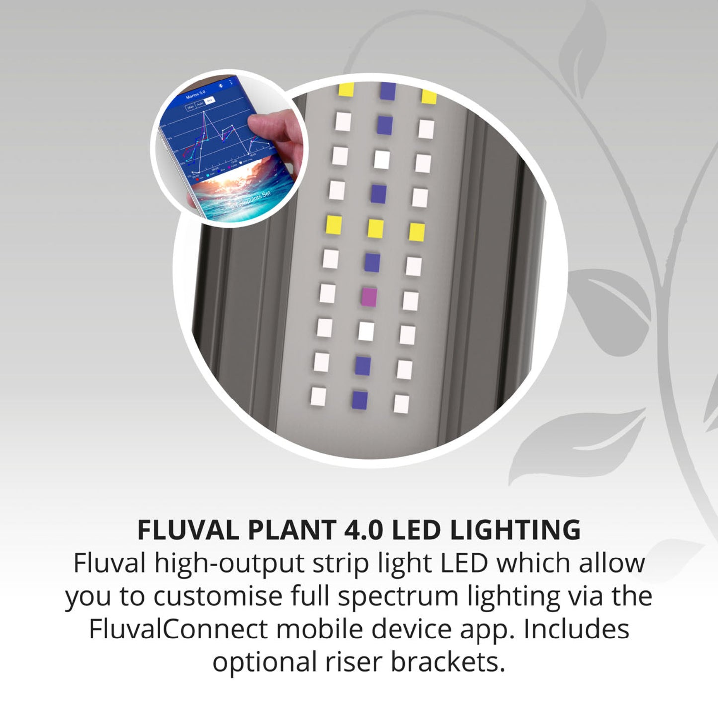 Fluval Visi-White 60 Aquarium Set, 20.6 US Gal / 78 L Hunton Oak