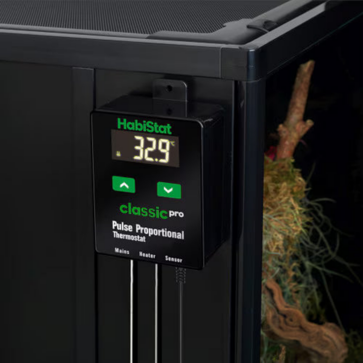 HabiStat Classic Pro Pulse Proportional Thermostat, Black, 450 Watt
