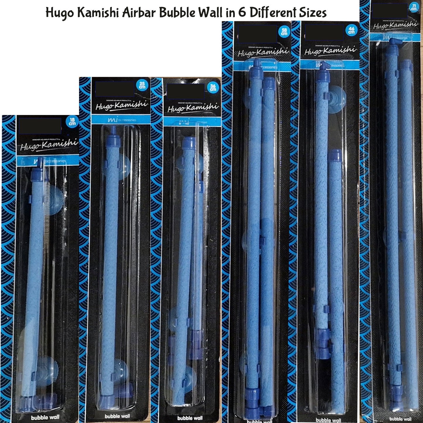 Zasłona ścienna Hugo Kamishi Airbar Bubble w 6 różnych rozmiarach