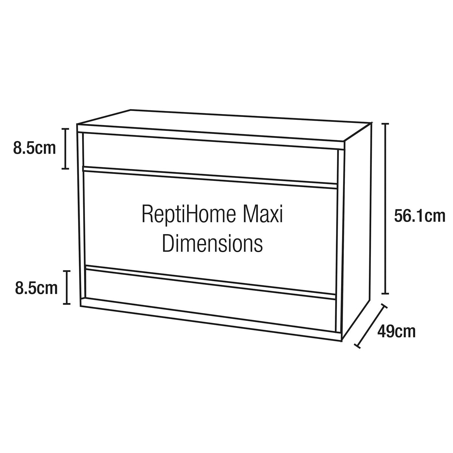 Vivexotic Repti-Home Maxi Duże Dębowe Vivarium