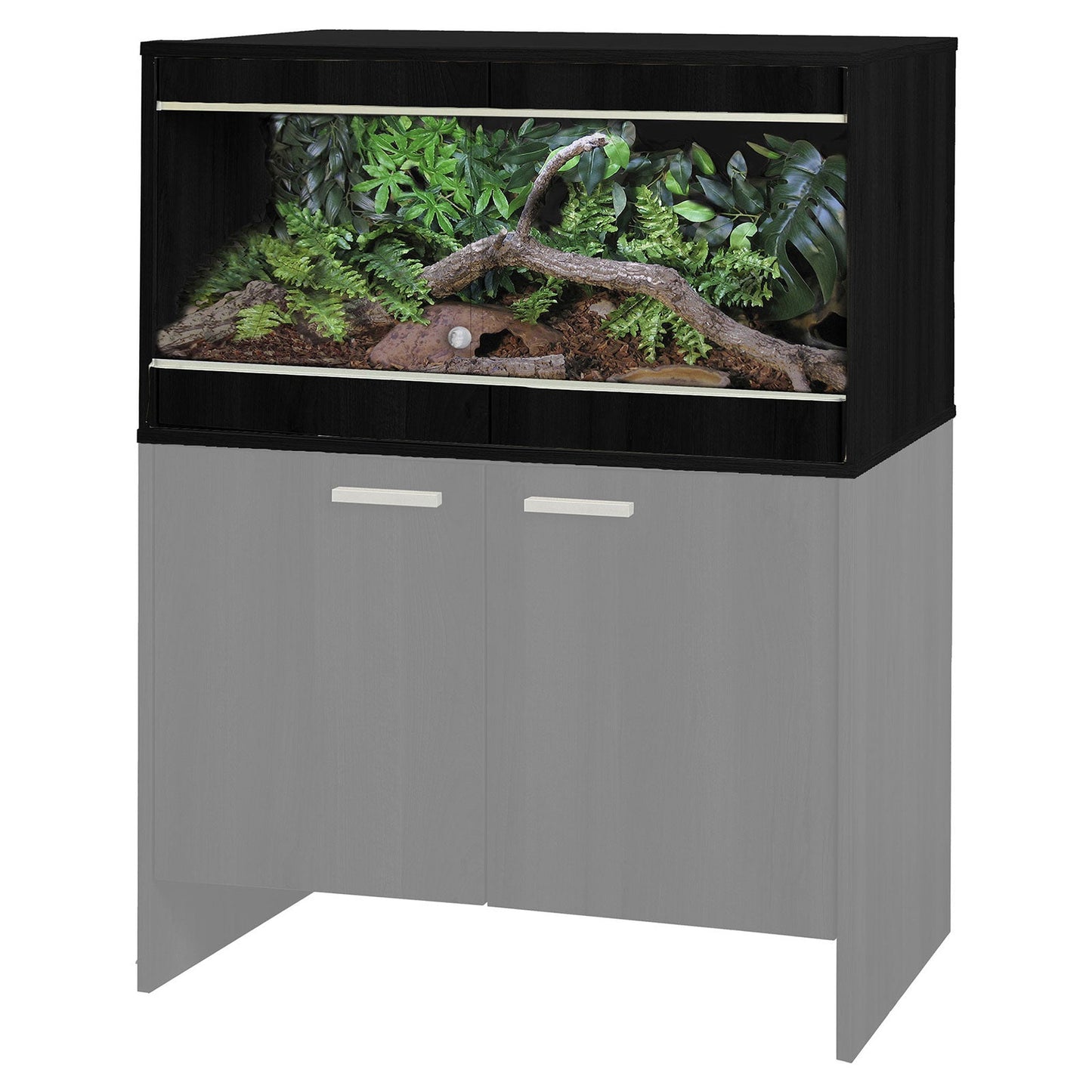 Vivexotic Repti-Home Maxi Medium Vivarium Czarne