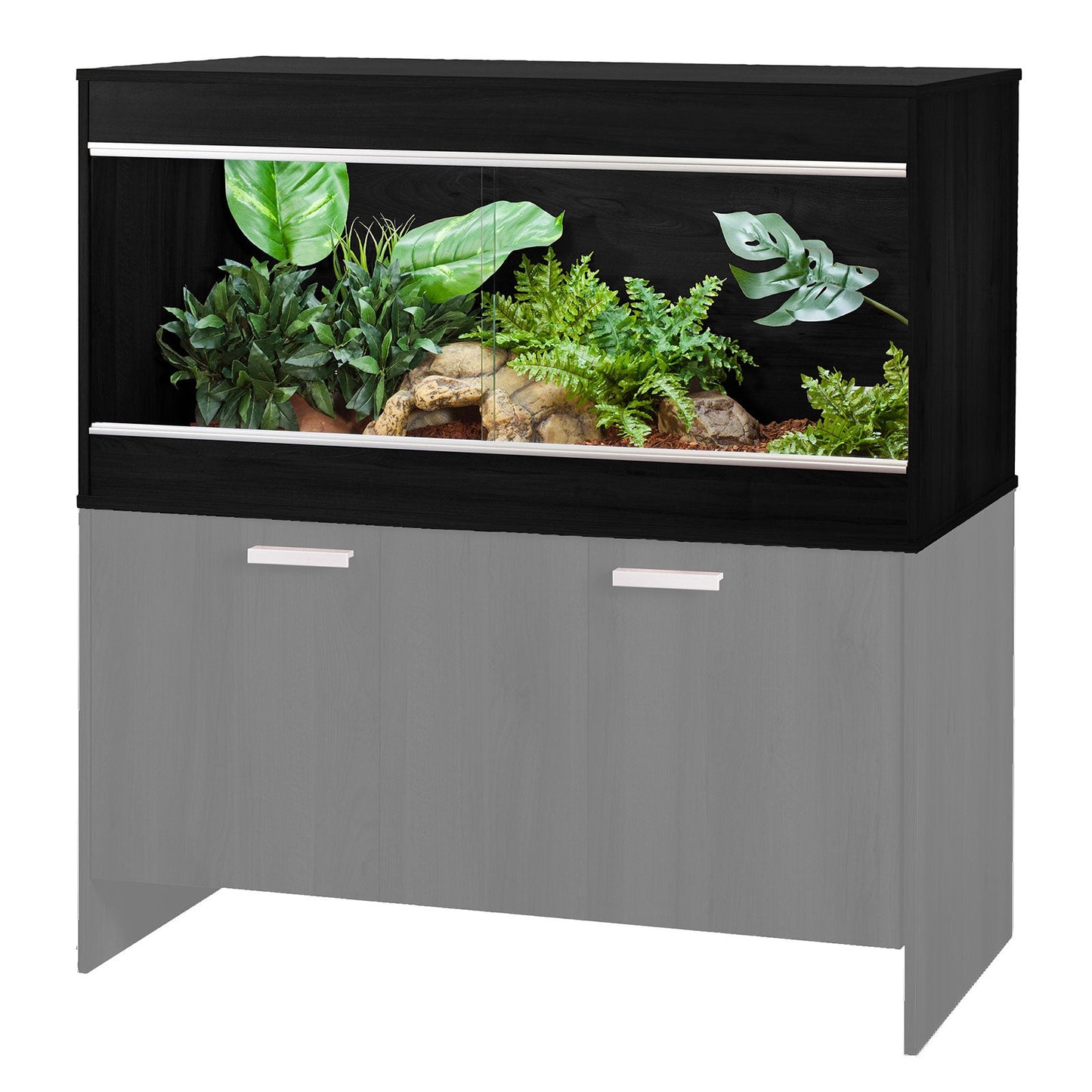 Vivexotic Repti-Home Maxi Duże Czarne Vivarium