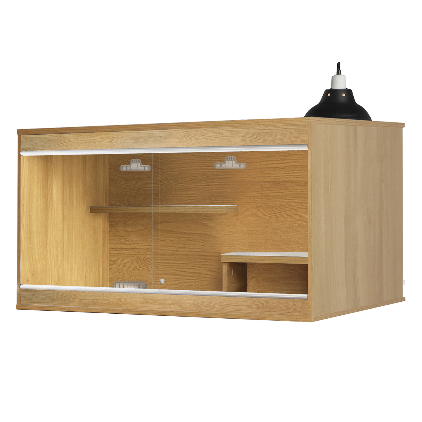 Zestaw Vivexotic Brodaty Smok Dąb 120 x 62,5 x 62,5 cm