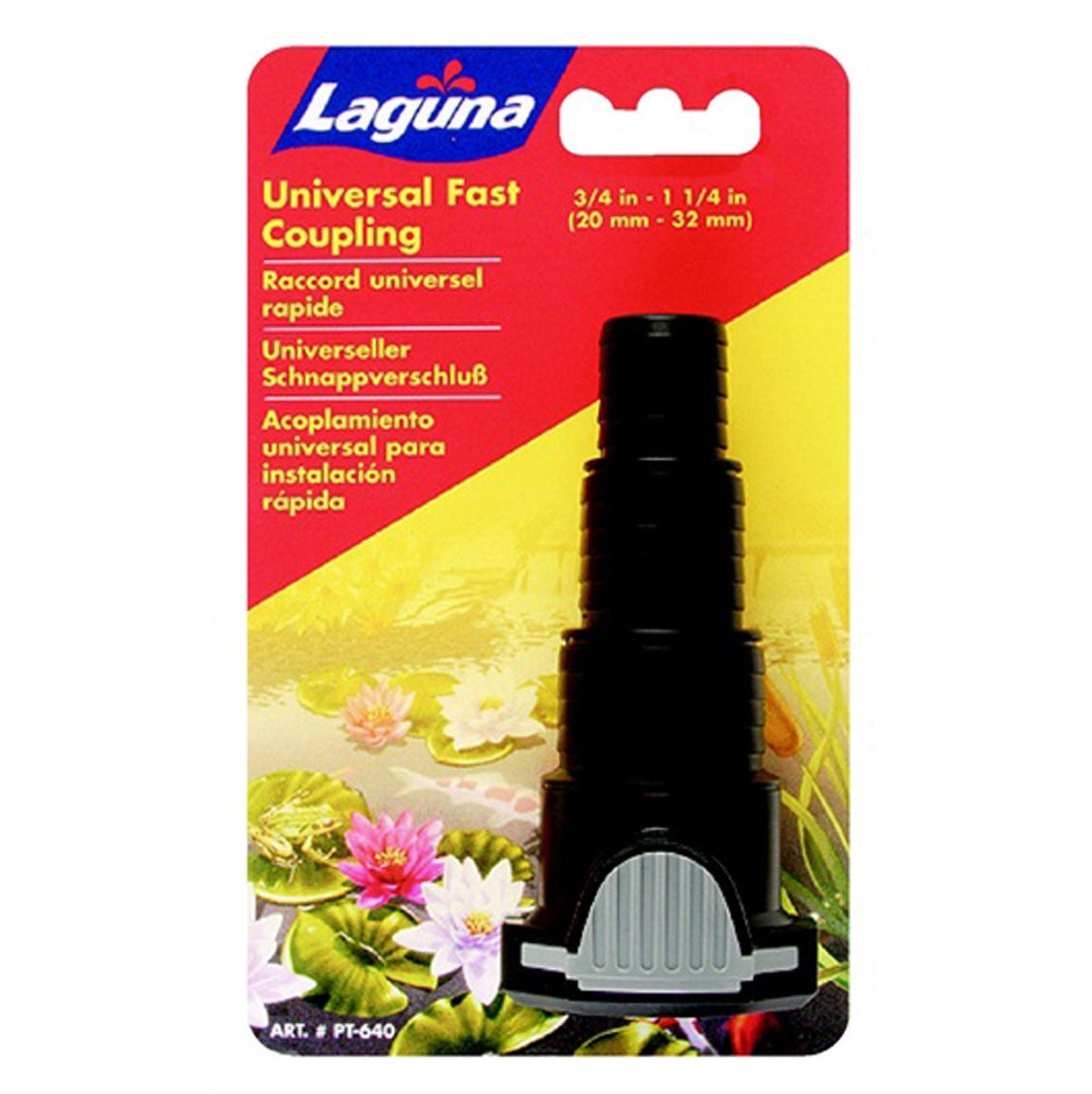 ਲਾਗੁਨਾ ਯੂਨੀਵਰਸਲ ਫਾਸਟ ਕਪਲਿੰਗ 20-32mm (¾"-1¼")
