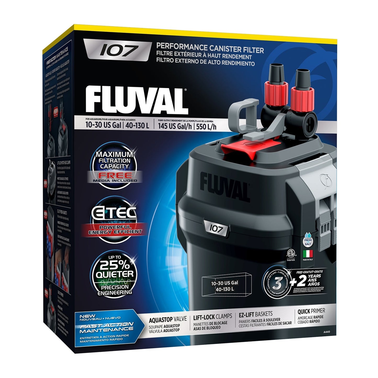 Fluval 107 External Filter (40-130 L)
