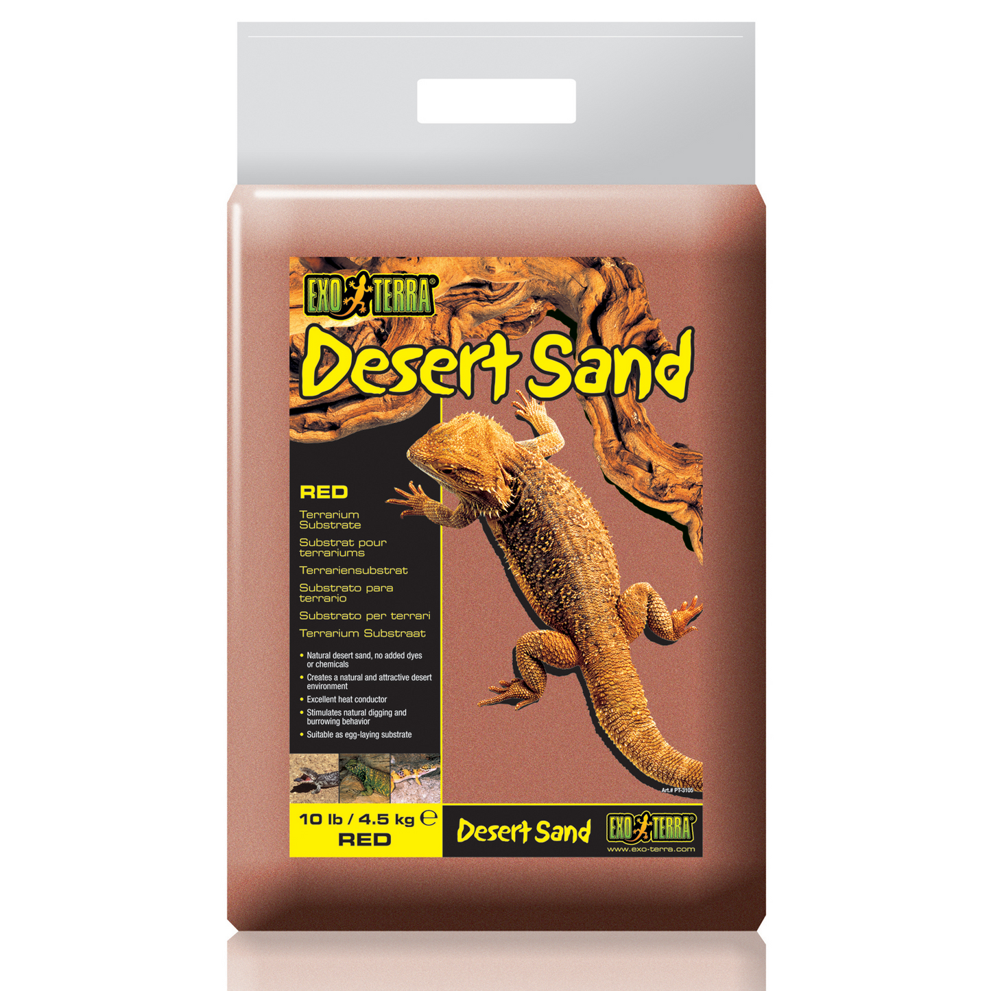 Exo Terra Desert Sand Red - Desert Terrarium Substrate 4.5kg