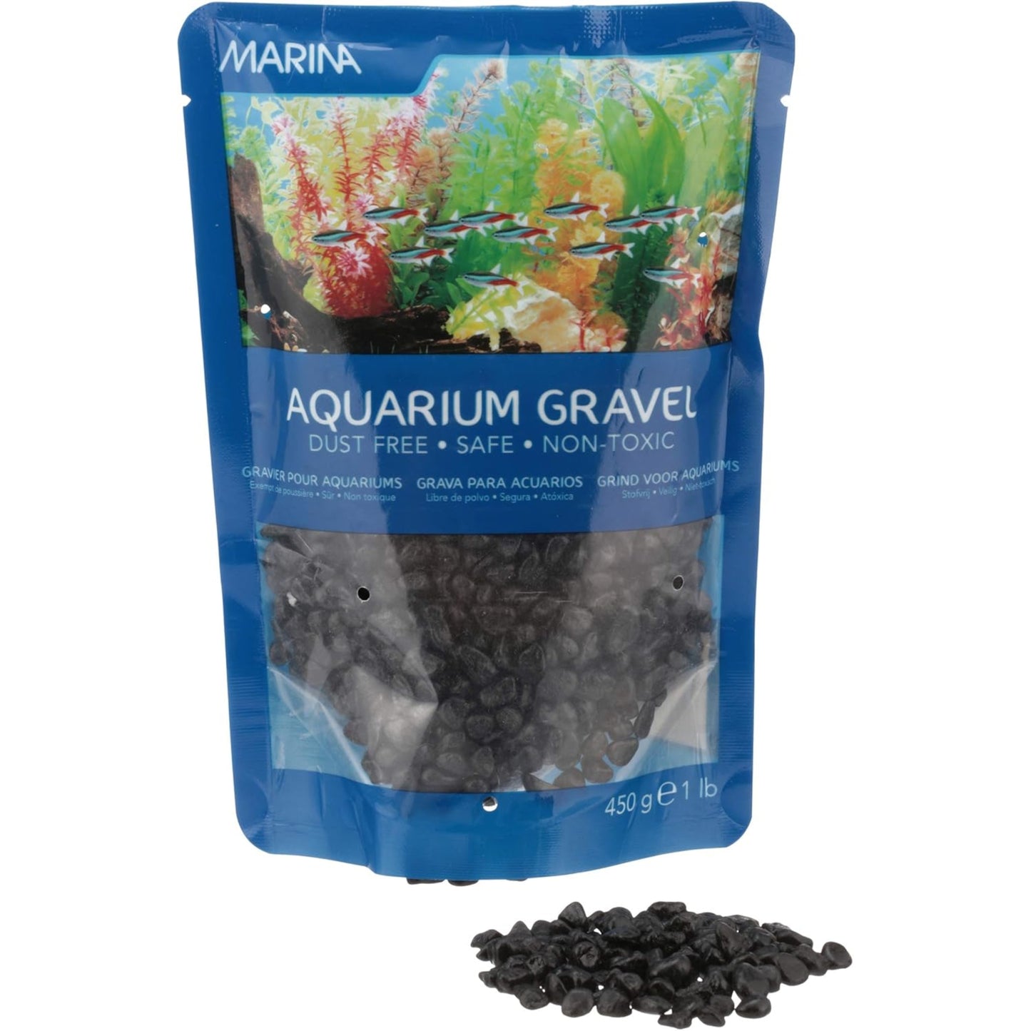 Marina Black Decorative Aquarium Gravel