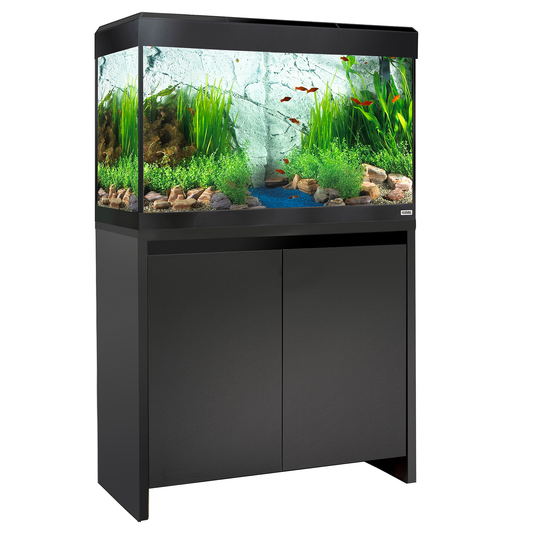 Fluval Roma 125 Bluetooth LED Aquarium 125L and Cabinet Black