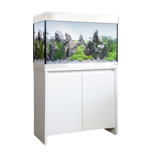Fluval Roma 125 Bluetooth LED Aquarium 125L and Cabinet White