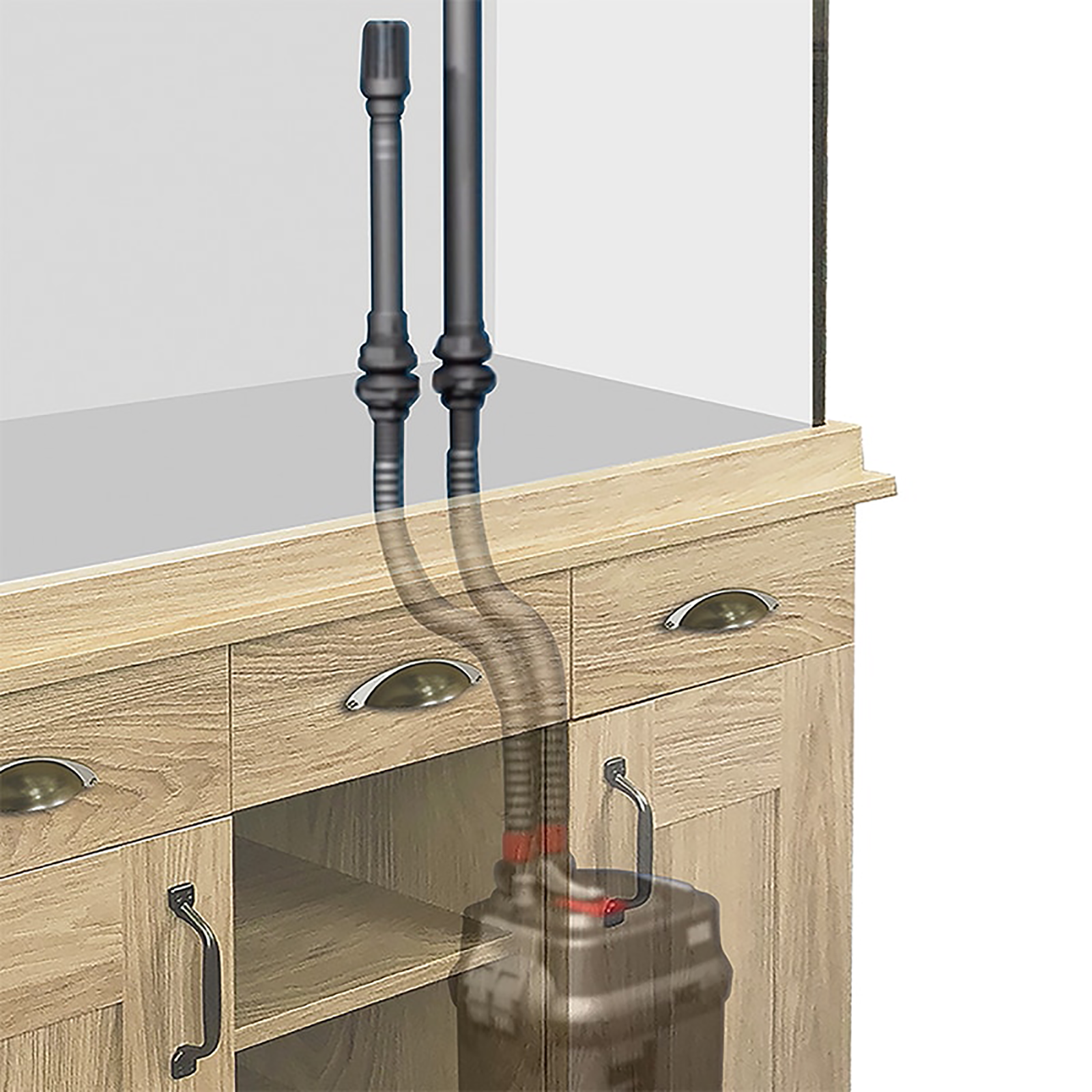 Fluval Shaker Aquarium Set 345L Hampshire Oak