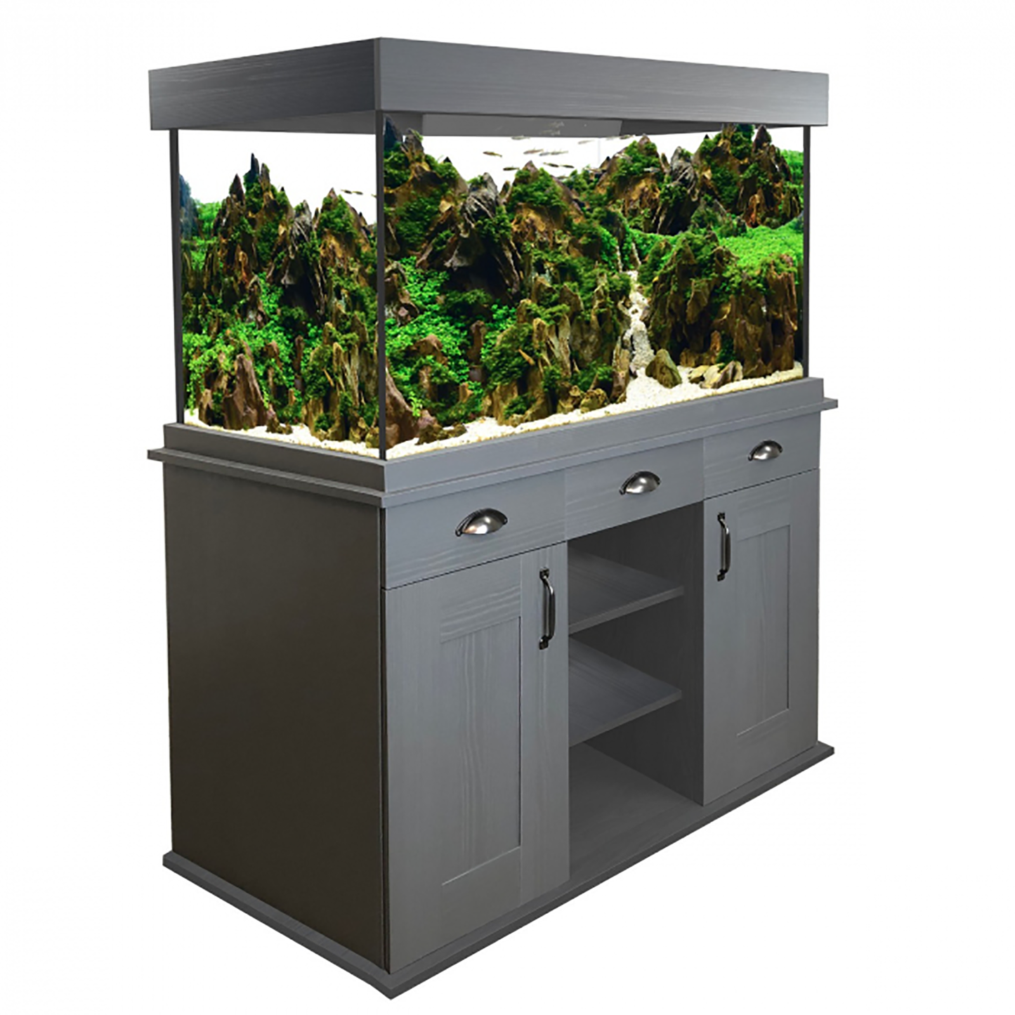 Fluval Shaker Aquarium Set 345L Slate Grey