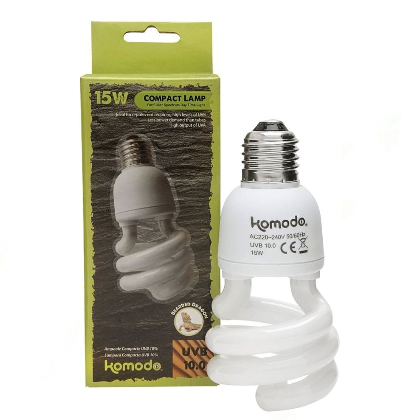 KOMODO Lampa kompaktowa UVB 10% ES 15W