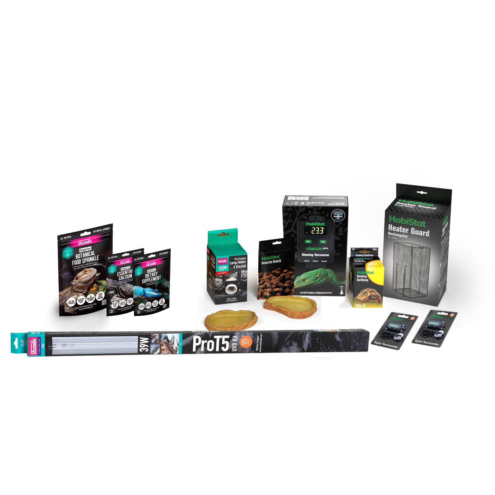 Bearded Dragon Accessory Kit Habistat & Arcadia