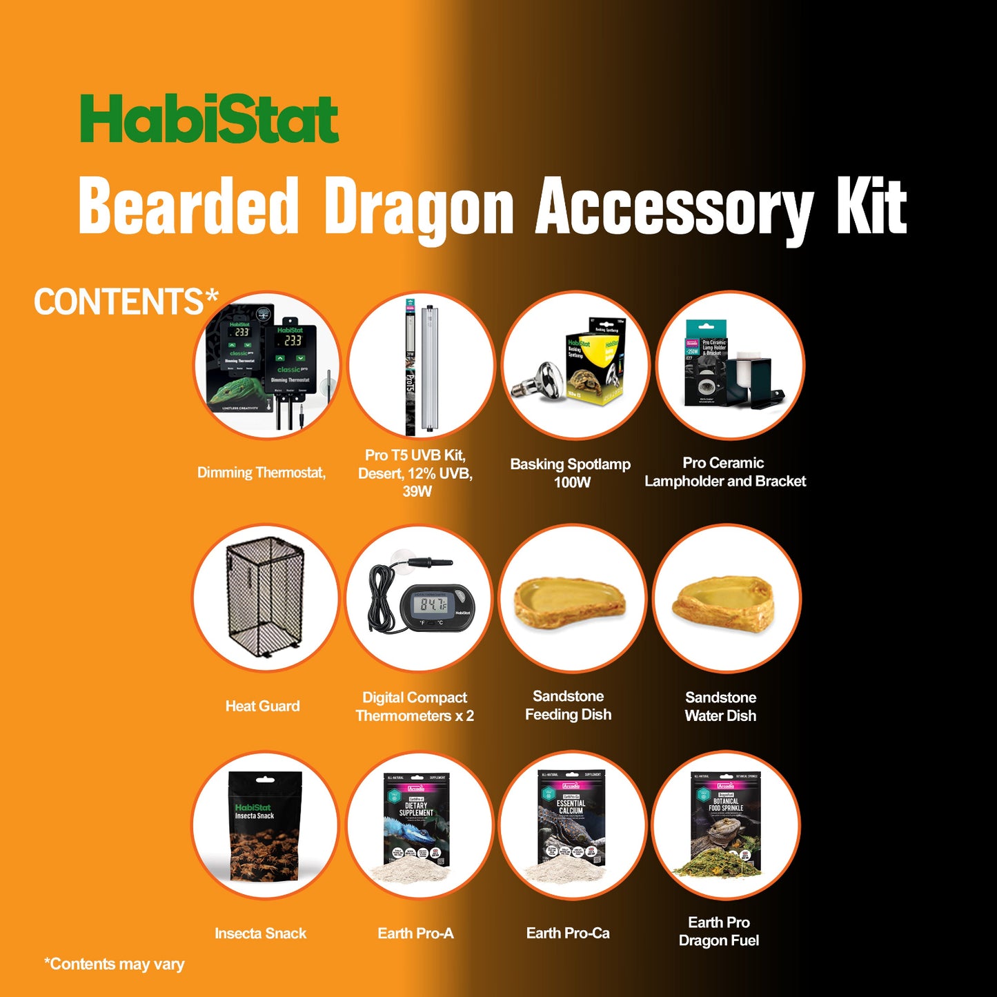 HabiStat Bearded Dragon Accessory Kit 