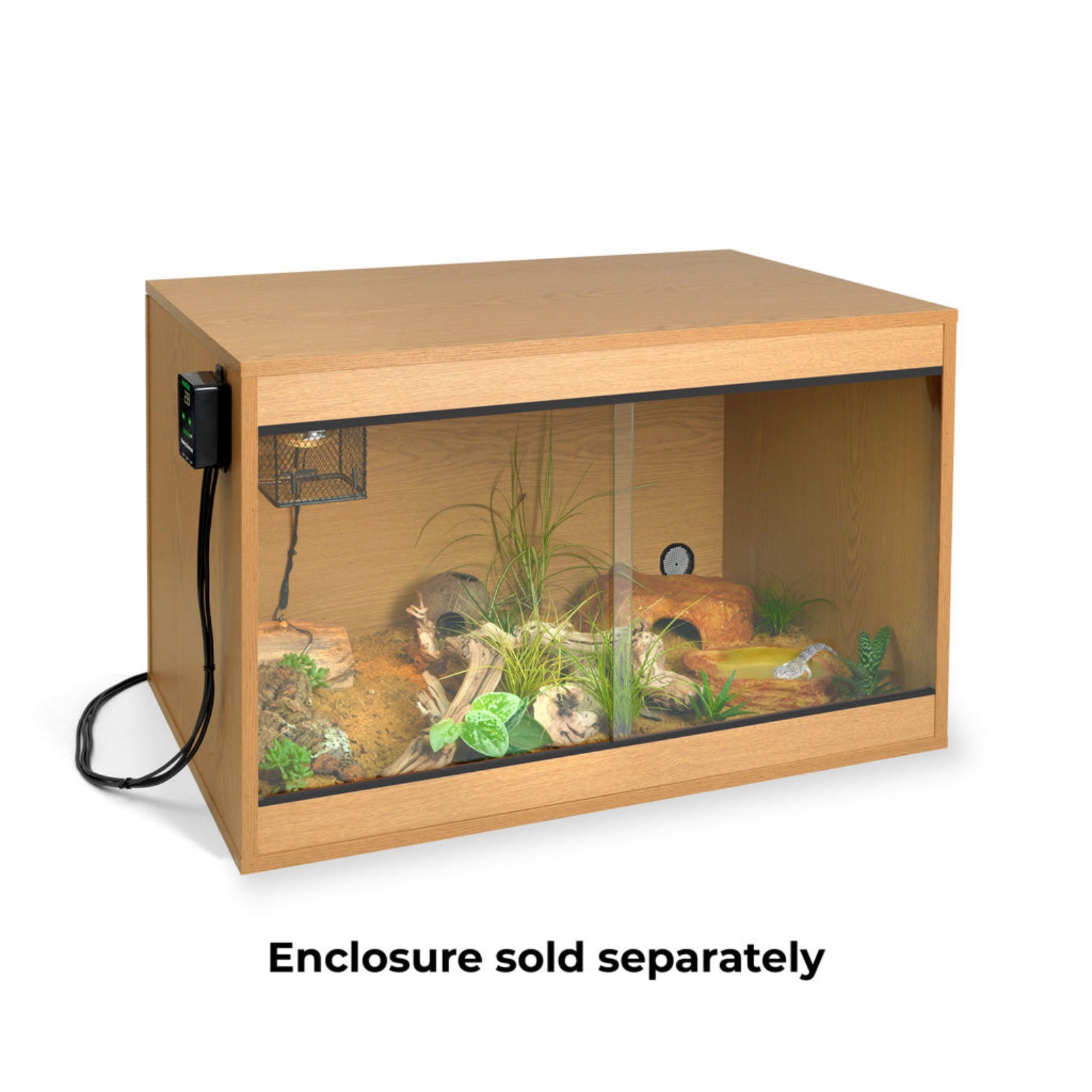 Habistat Leopard Gecko Kit shown in Vivarium