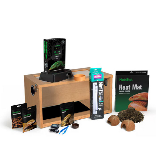 HabiStat Leopard Gecko Starter Kit Oak