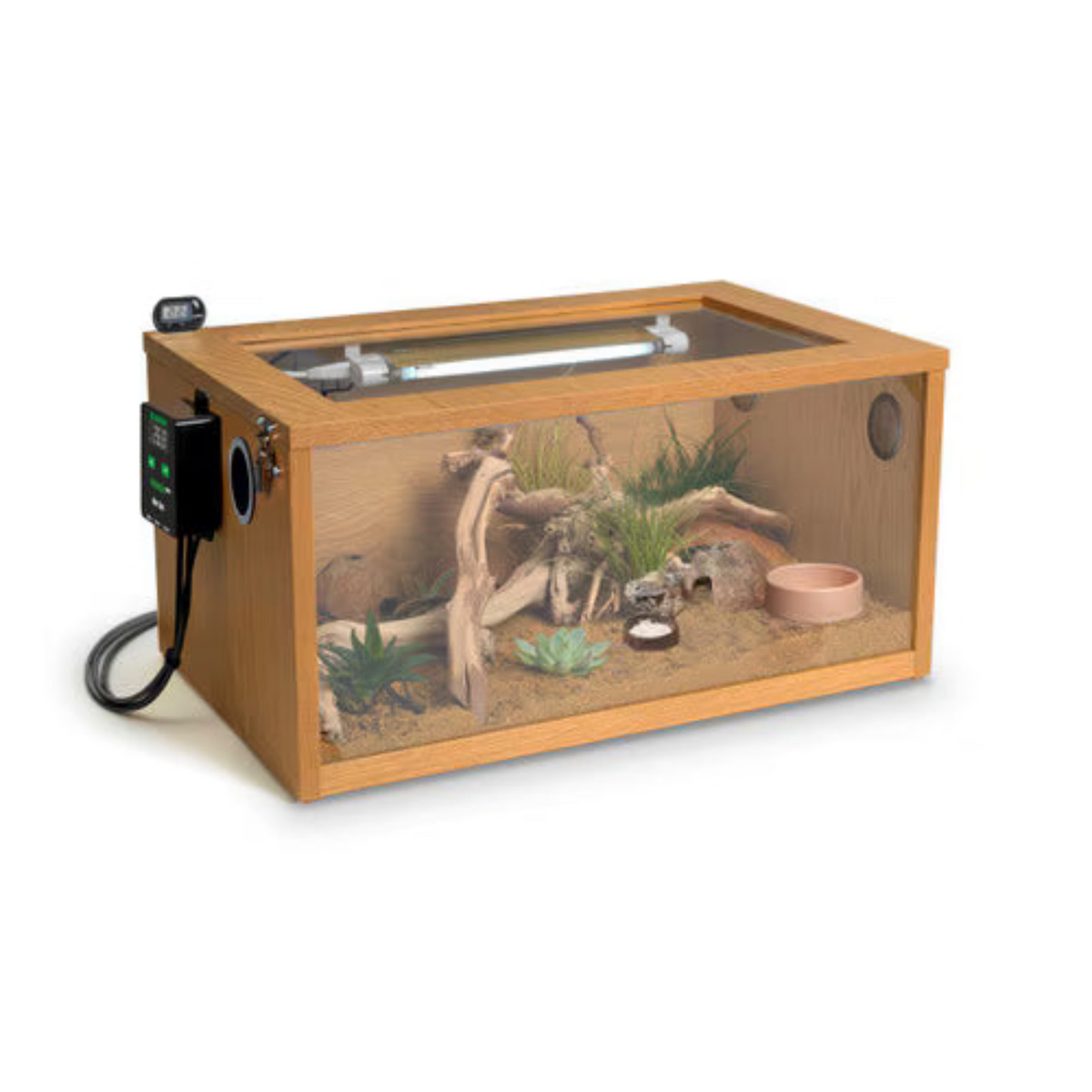 HabiStat Leopard Gecko Starter Kit Oak
