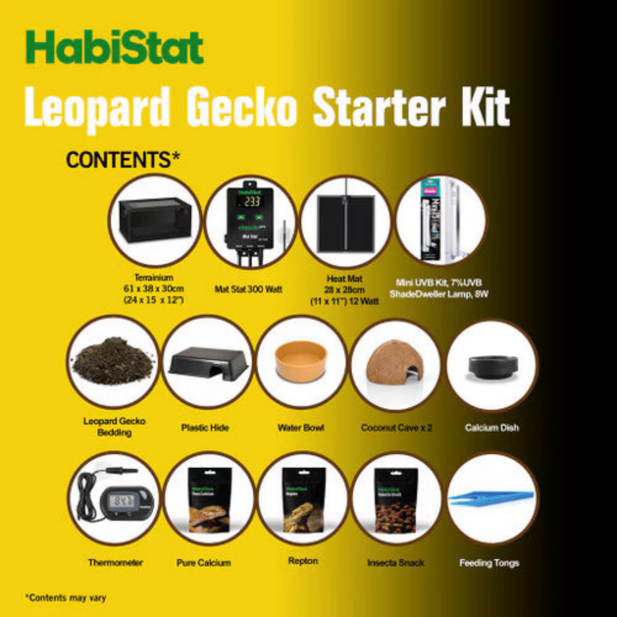 HabiStat Leopard Gecko Starter Kit Accessories