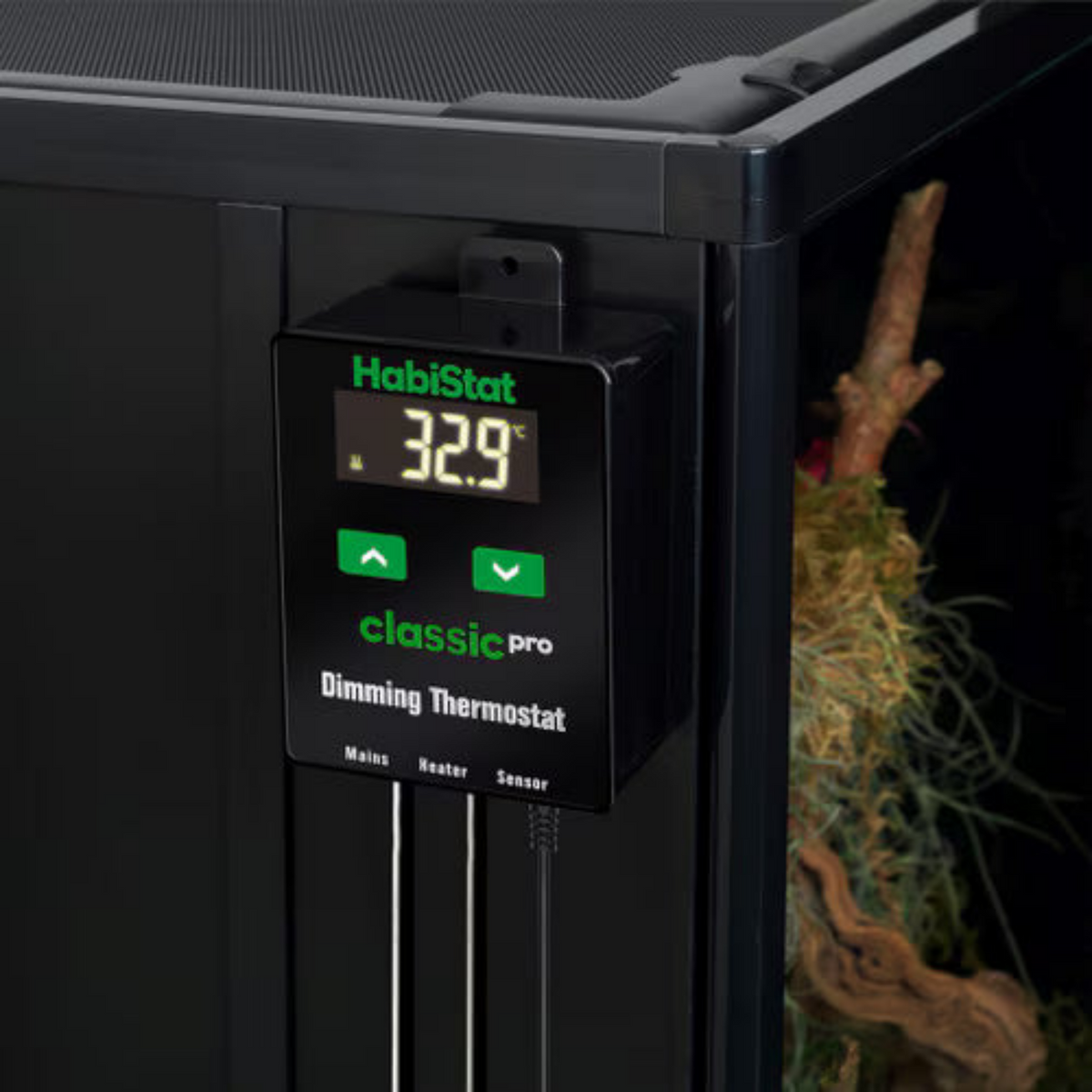HabiStat Classic Pro Dimming Thermostat, Black, 450 Watt