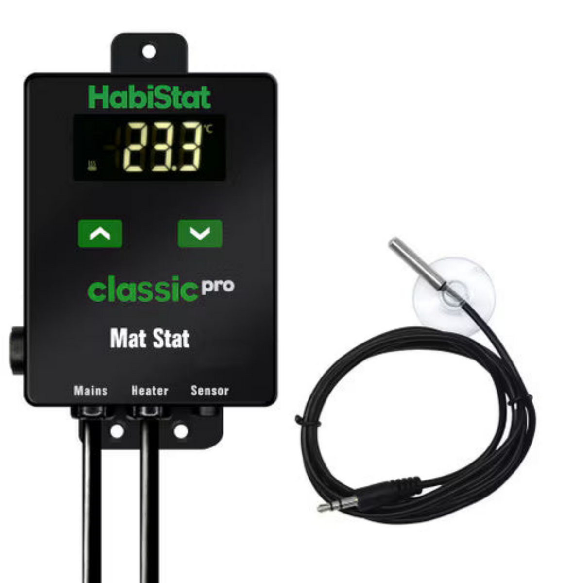 HabiStat Classic Pro Mat Thermostat, Black, 450 Watt