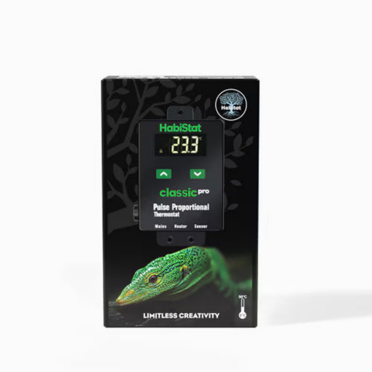 HabiStat Classic Pro Pulse Proportional Thermostat, Black, 450 Watt