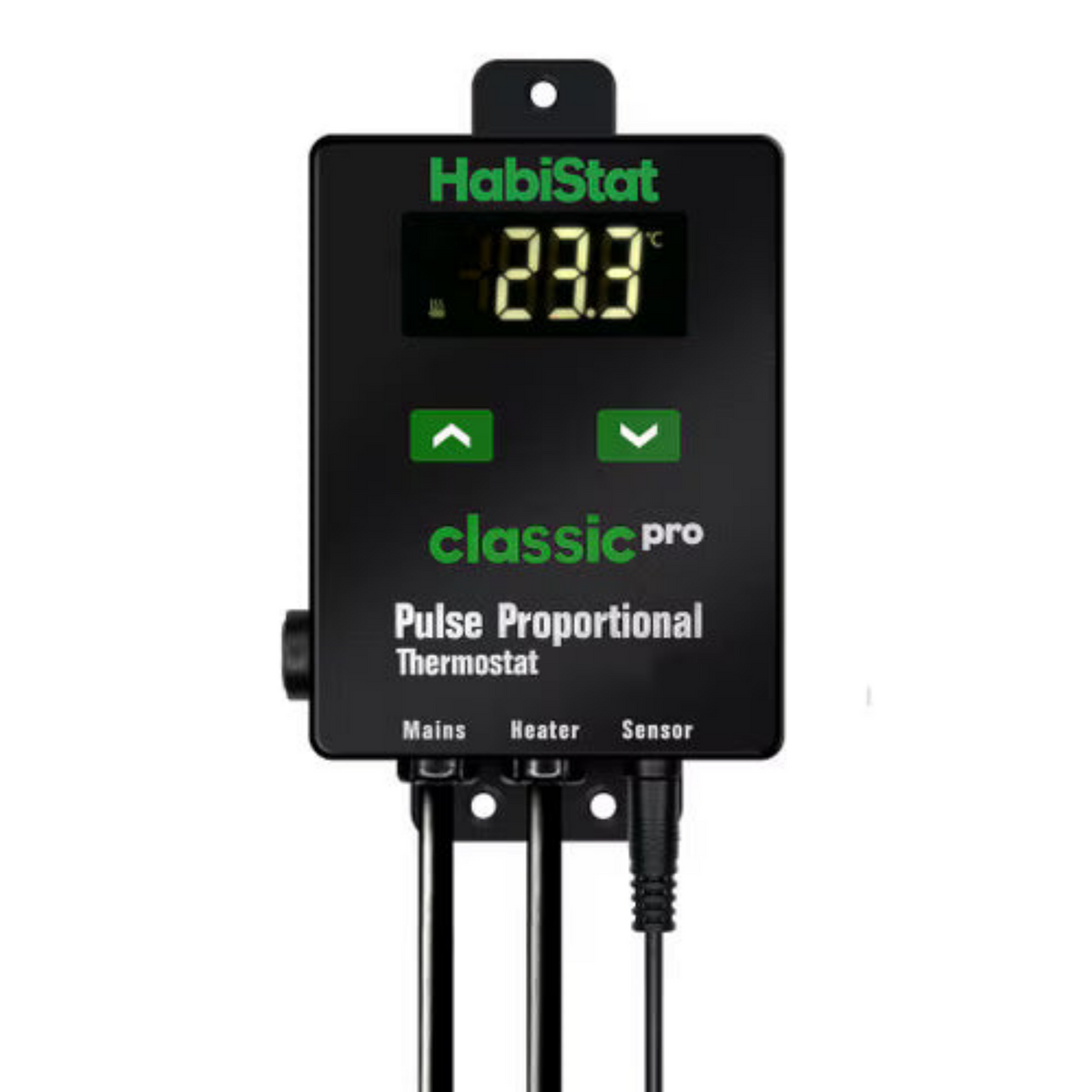 HabiStat Classic Pro Pulse Proportional Thermostat, Black, 450 Watt