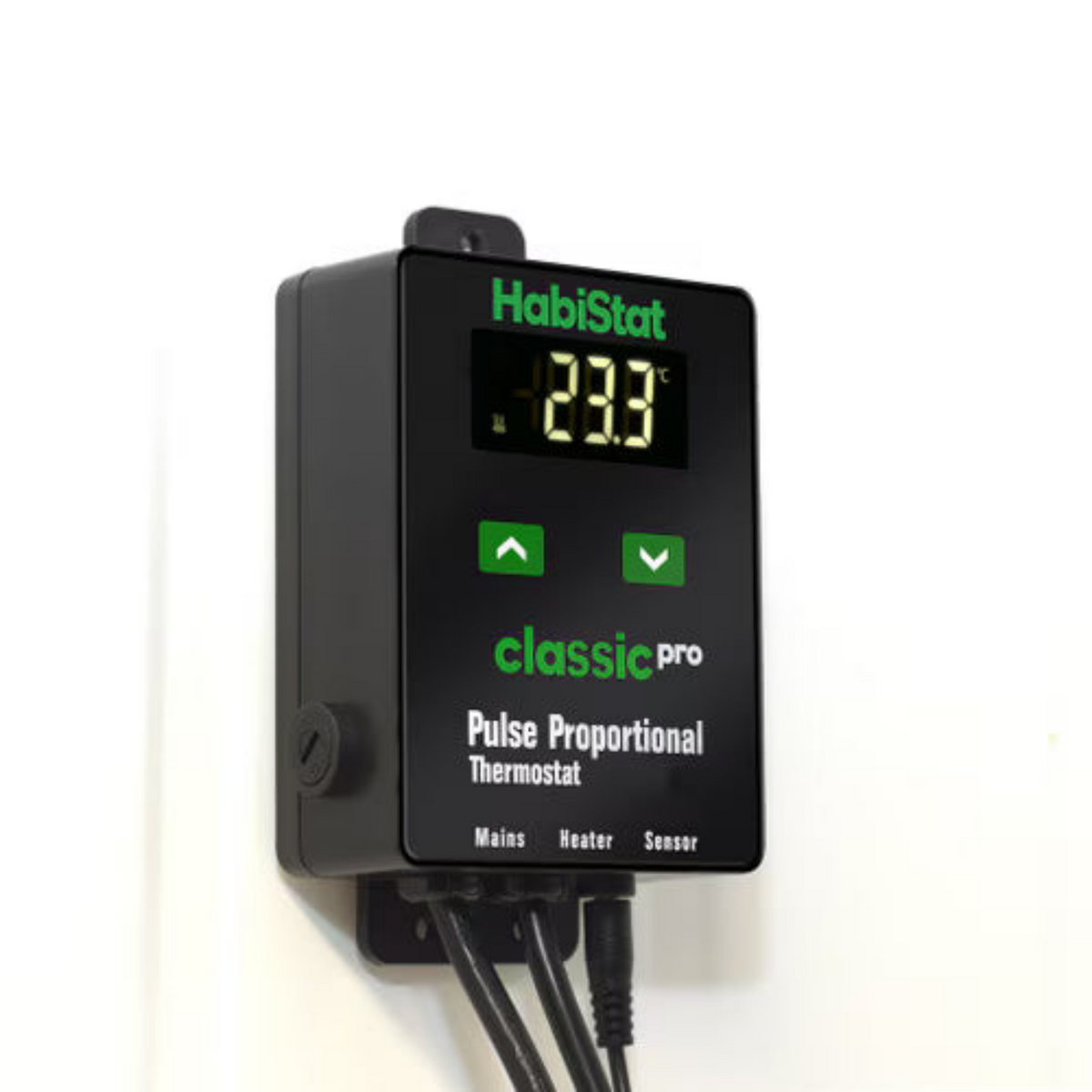 HabiStat Classic Pro Pulse Proportional Thermostat, Black, 450 Watt